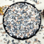 YISZM front packaging showing 2lb bag and mixed-color pebbles for easy identification and use