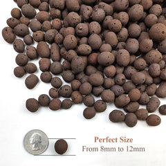 YISZM pebbles in net pot illustrating hydroponic support benefit