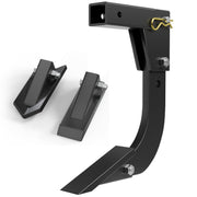 YITAMOTOR front view of hitch trencher showing compact durable design and quick attachment