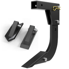YITAMOTOR front view of hitch trencher showing compact durable design and quick attachment