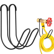 Yoniccal front view showing durable hose holder and tidy storage benefit