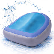 Yookeer front view of booster seat showing ergonomic shape and support
