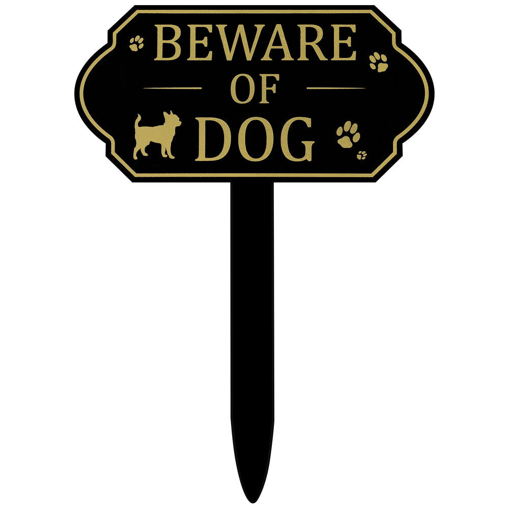 Yookeer sign front view showing bold warning and clear visibility