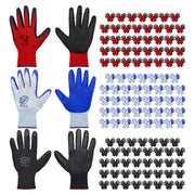 YOUKE OLA packed bulk pairs showing 120 gloves for long-lasting supply