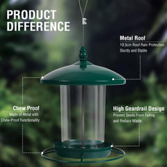 Youvip feeder 360° perch encouraging multiple birds to feed together