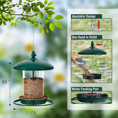 Youvip feeder roof detail demonstrating chew‑proof and water protection