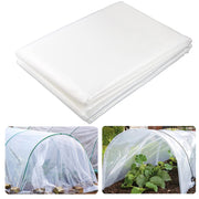 Yowlieu clear front view showing full sheet protecting plants