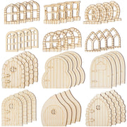 Yulejo fairy doors and windows overview showing variety and quantity