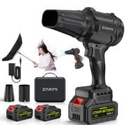 YUQUESEN front view showing compact blower and ergonomic grip for comfort