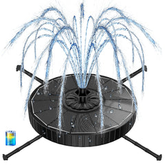 Yzert front view showing glass solar panel and pump, durable outdoor power
