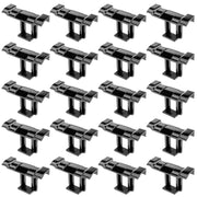 Zangc drainage clamp front view showing durable ABS body and sleek black finish for long-lasting protection