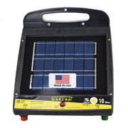 Zareba front panel showing controls and indicator lights for easy monitoring