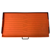 ZBXFCSH front view showing full 32x14 silicone mat protecting griddle