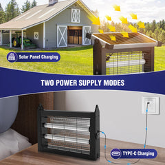 zechuan detailed shot of the 4500V inner electric grid for fast insect elimination and reliable performance