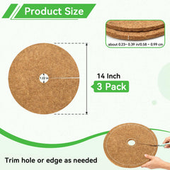 ZeeDix coconut fiber close-up showing texture and durable moisture retention
