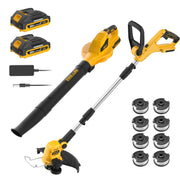 ZEGJAW combo kit front view showing both tools and batteries for easy storage