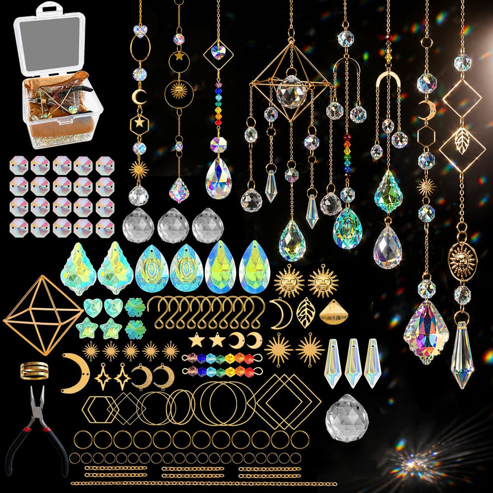 Zengerent front packaging showing complete 400-piece suncatcher kit for easy gifting