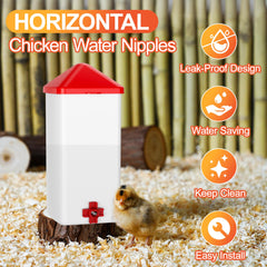ZenxyHoC installed on plastic bucket side view demonstrating leak-resistant watering benefit