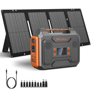 ZeroKor 300W front view showing ports and handle for easy transport