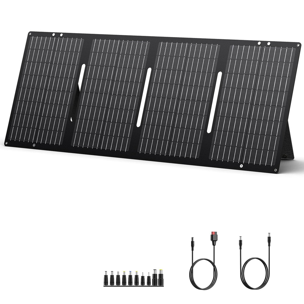 ZeroKor folded panel front view showing compact portability and easy storage