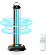 ZETAWALE front view with remote showing compact design and easy control