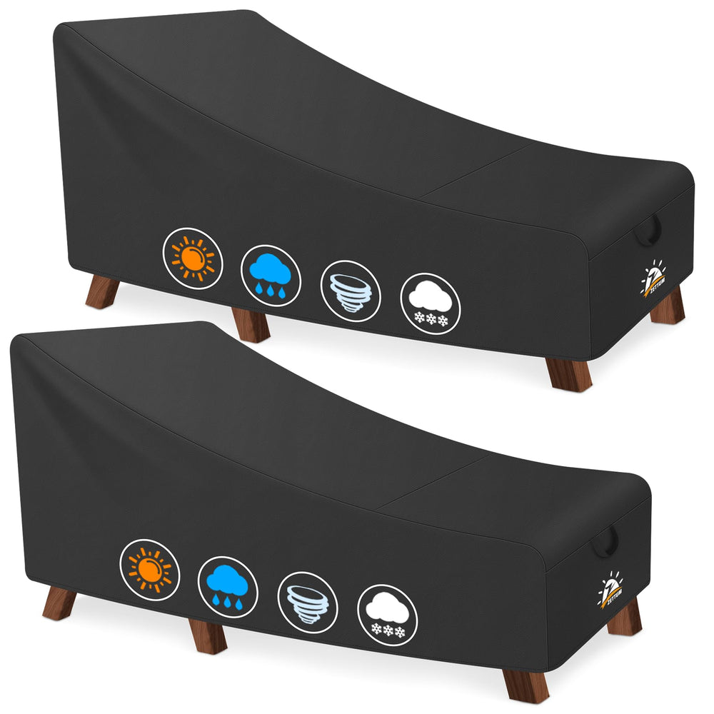 Zettum front view of two covers showing full fit and protection