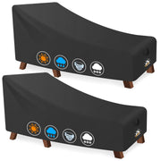 Zettum front view of two covers showing full fit and protection