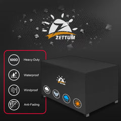 Zettum side buckle and elastic cord securing cover against wind