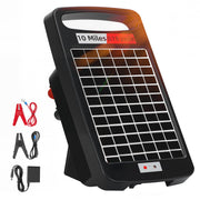Zhangmengge front view of charger showing compact solar unit and easy mount, durable protection