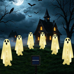Zhaoray front view of 6-pack ghost lights showing packaging and components for easy setup