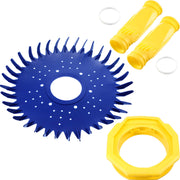 Zhehao front packaging showing replacement kit and improved pool cleaning