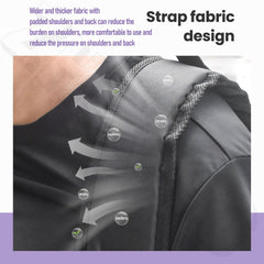 ZHIXING detail of strap attachment points showing easy installation benefit