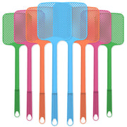 ZIZNBA front view of eight-pack swatters showing multi-color convenience