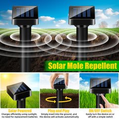 ZLieatmp stake and ground detail inserted two inches above soil for optimal pulse transmission