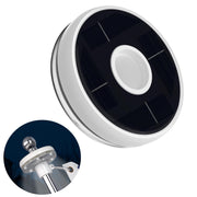 ZMTECH front view of flagpole light showing mounting and clean design benefits