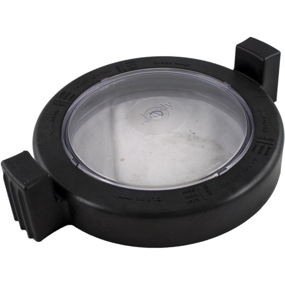 Zodiac replacement lid assembly front view showing clear lid and fit benefits