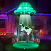 ZPISF UFO front view showing dramatic yard impact and curb appeal
