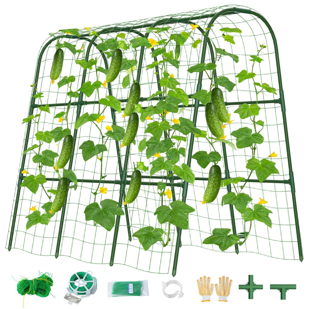 ZPMOCKAQ trellis front view showing arch and stable support