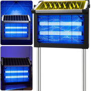 Zwiran front view lamp showing 360° light and fast insect capture benefit