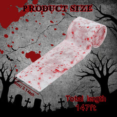 ZYP close-up of red blood stains for realistic horror decoration benefit