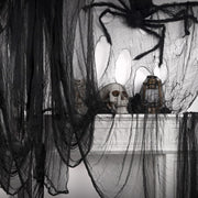 ZYP front packaging of large black creepy cloth showing product size and coverage