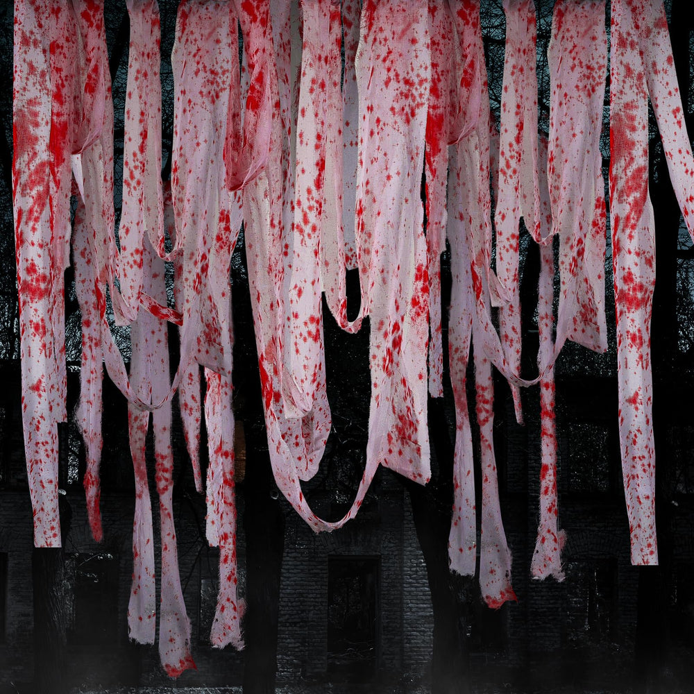ZYP full roll bloody gauze showing length and continuous coverage benefit