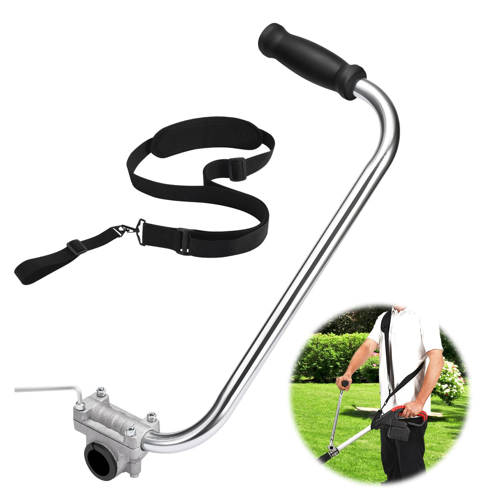 ZZM front view of handle mounted showing secure grip and improved control