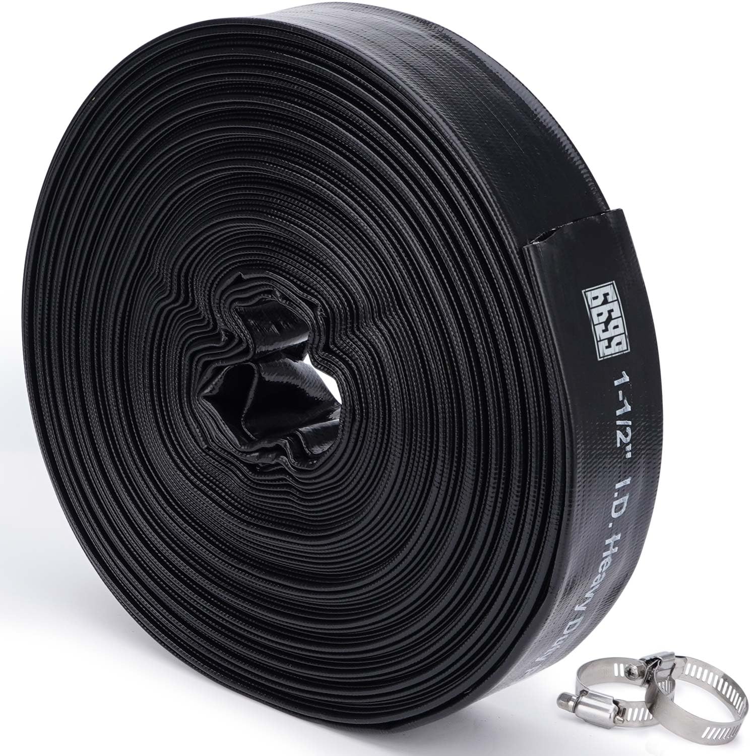 6699 coiled hose front view showing compact storage and practicality
