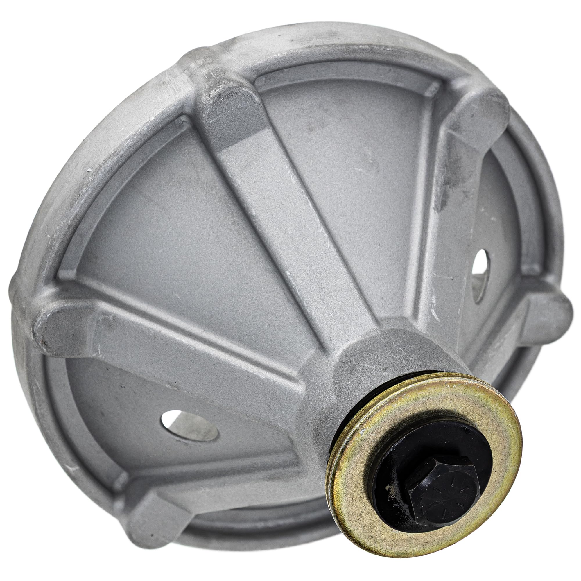 8TEN deck spindle blade mount pattern showing hexagon/circle fit for blades