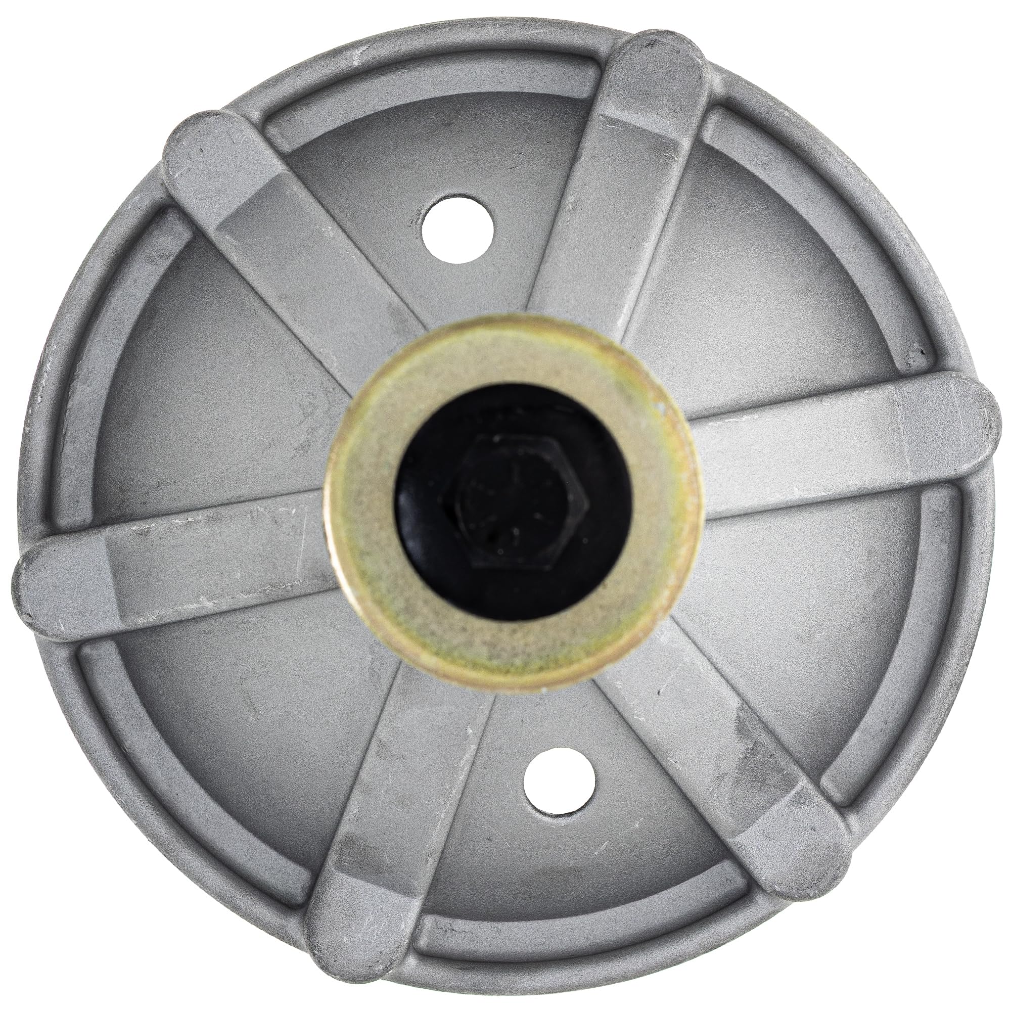 8TEN deck spindle next to ruler showing 6.709-inch height for correct geometry
