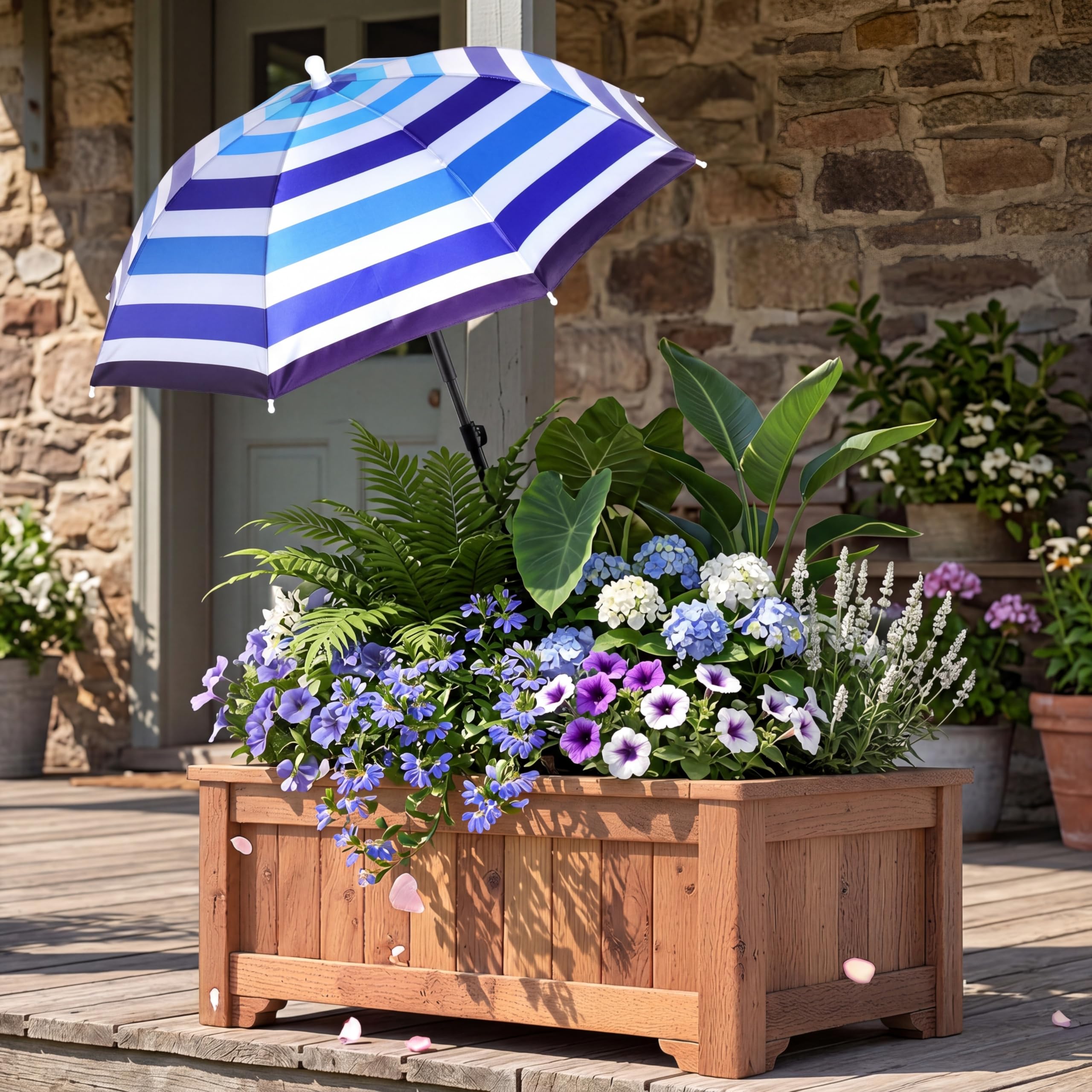 Abbylike folded umbrella compact for easy storage and seasonal convenience