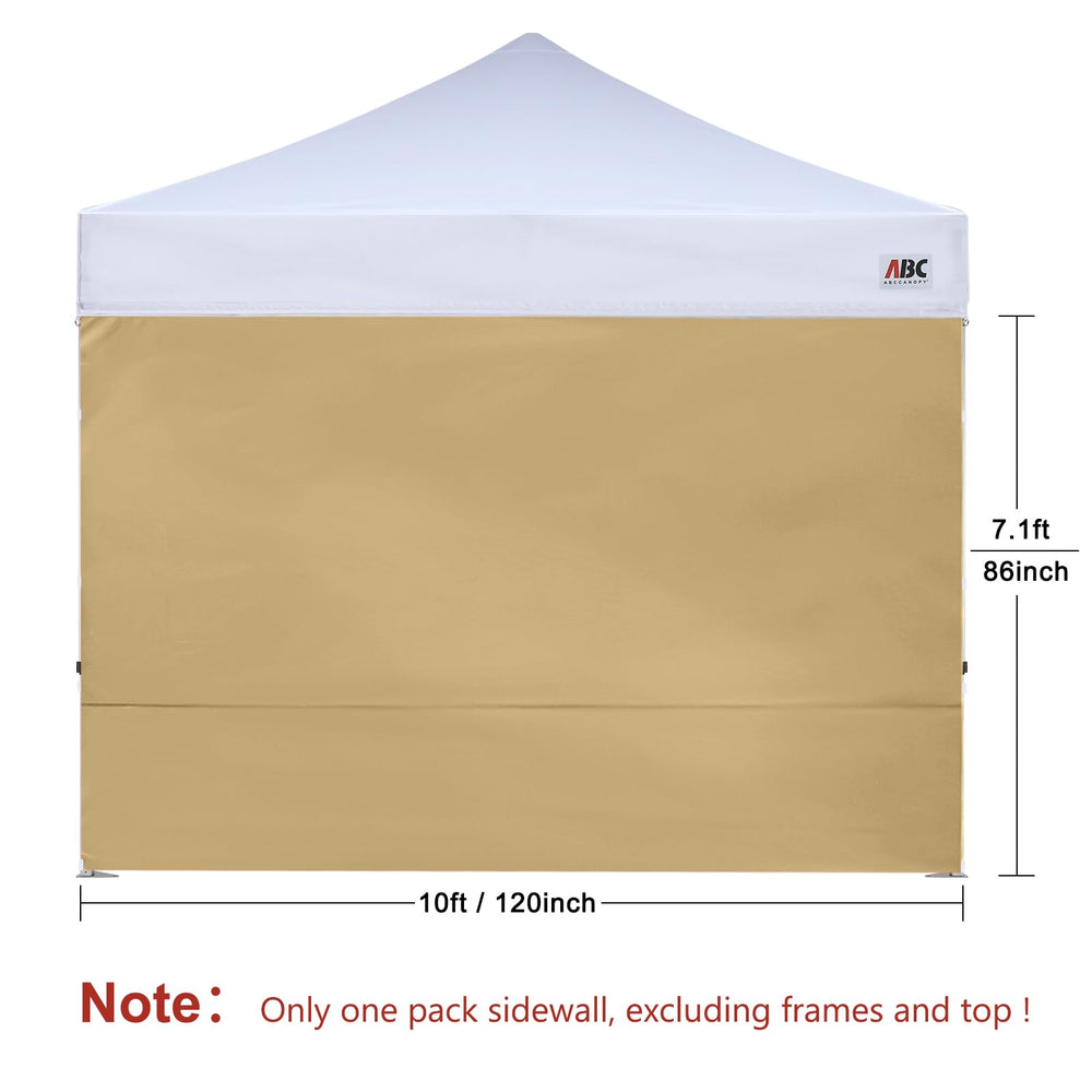 ABCCANOPY fabric close-up showing 300D texture and durable protection