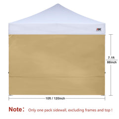 ABCCANOPY fabric close-up showing 300D texture and durable protection