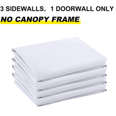ABCCANOPY roll-up zipper door close-up for easy access benefit